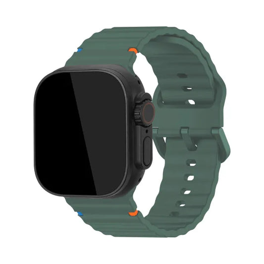 Mobilize Silicon Watch Band - Buckle - for Apple 38/40/41mm - Green