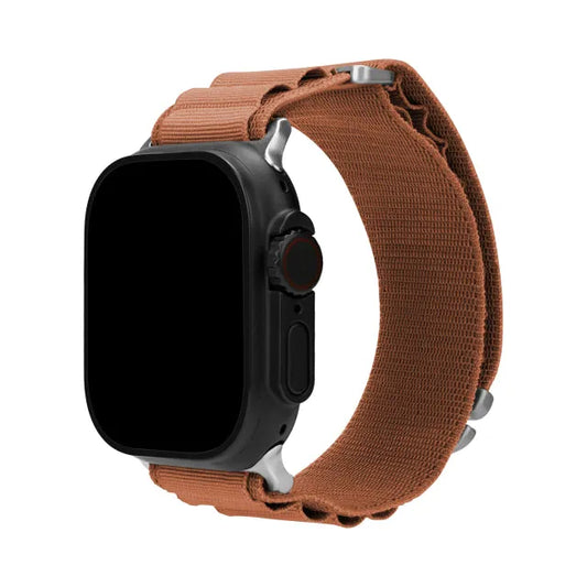 Mobilize Nylon Watch Band - Alpine - Titanium Connector - for Apple 42/44/45/49mm - Terracotta