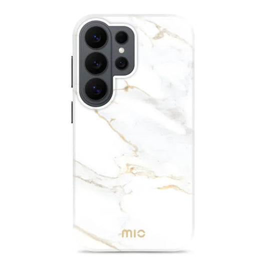 MIO White Marble Magsafe Compatible for Samsung S26 Ultra 5G