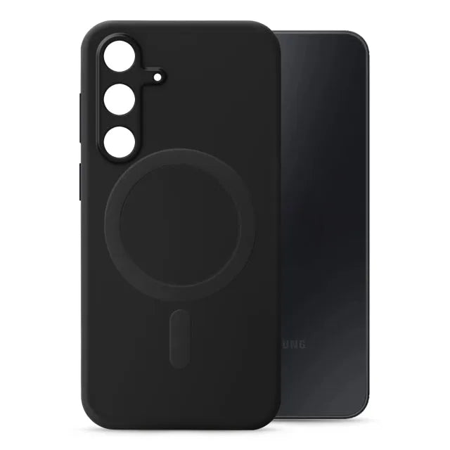 My Style Protective Flex Magsafe Compatible Case für Samsung Galaxy S25 FE 5G Schwarz