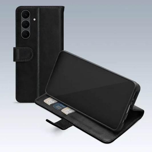 Mobilize Premium Gelly Wallet Book Case Samsung Galaxy S25 FE Schwarz