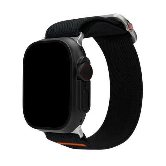 Mobilize Nylon Watch Band - Elastic - for Apple 42/44/45/49mm - Black