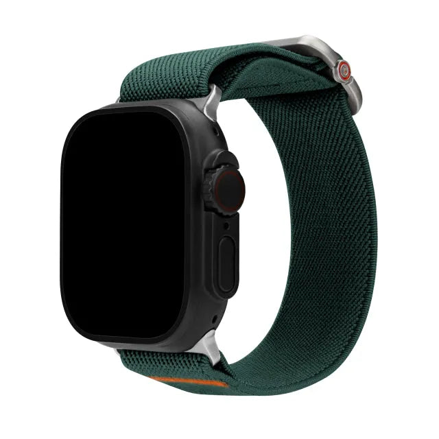 Mobilize Nylon Watch Band - Elastic - for Apple 42/44/45/49mm - Green