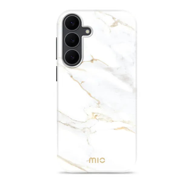 MIO White Marble Magsafe Compatible for Samsung S25 FE 5G