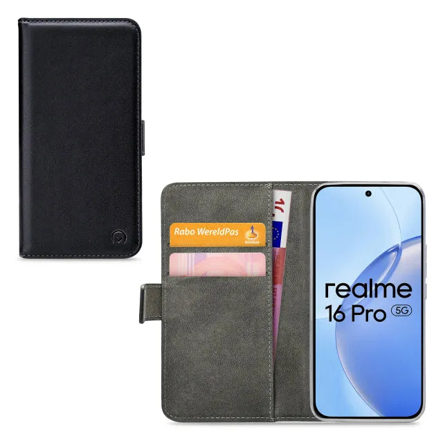 Mobilize Classic Gelly Wallet Book Case realme 16 Pro 5G Black