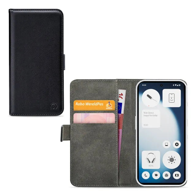 Mobilize Classic Gelly Wallet Book Case Nothing Phone (3a) Lite Noir
