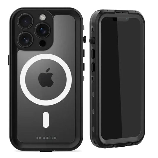 Mobilize MagSafe Compatible Waterproof Case Apple iPhone 16 Pro Clear/Black