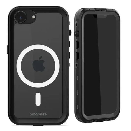 Mobilize MagSafe Compatible Waterproof Case Apple iPhone 16e/17e Clear/Black