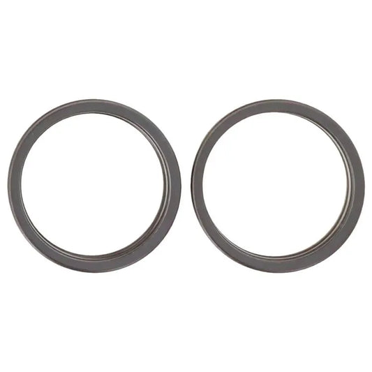 2 Stuks/set achtercamera glazen lens metalen buitenbeschermingsring iPhone 17 (zwart)