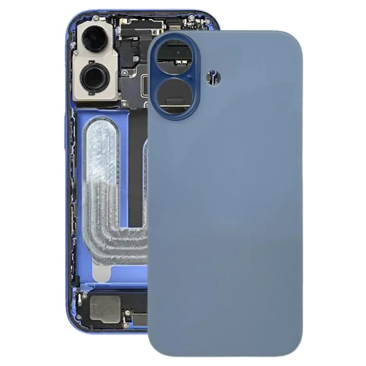 Glazen batterij-achterkant iPhone 17 (blauw)