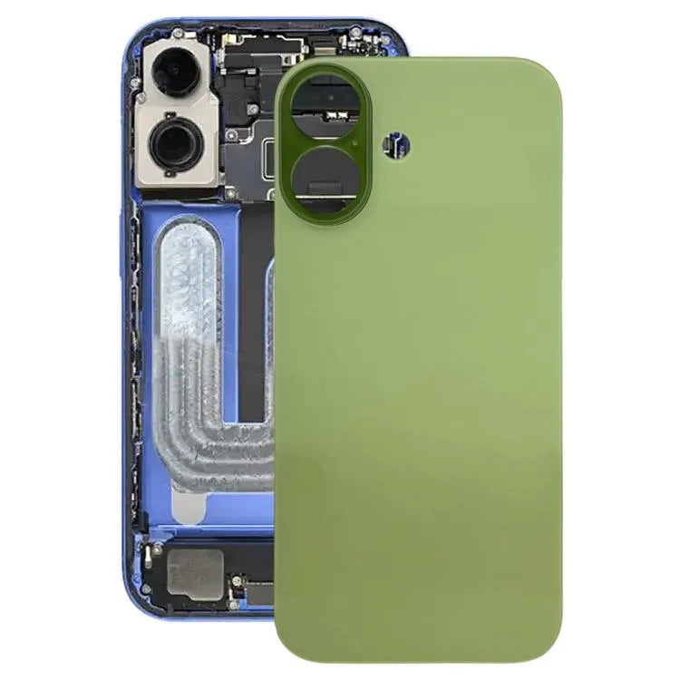 Glazen batterij-achterkant iPhone 17 (groen)