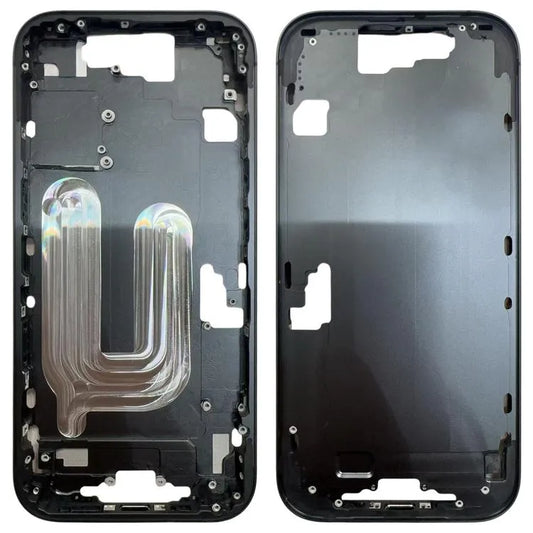 Middenframe bezelplaat iPhone 17 (zwart)