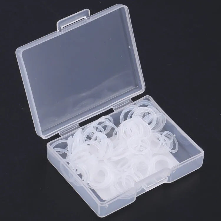 Waterdichte rubberen ring achtercamera voor iPhone X t/m 17 Pro Max (wit)