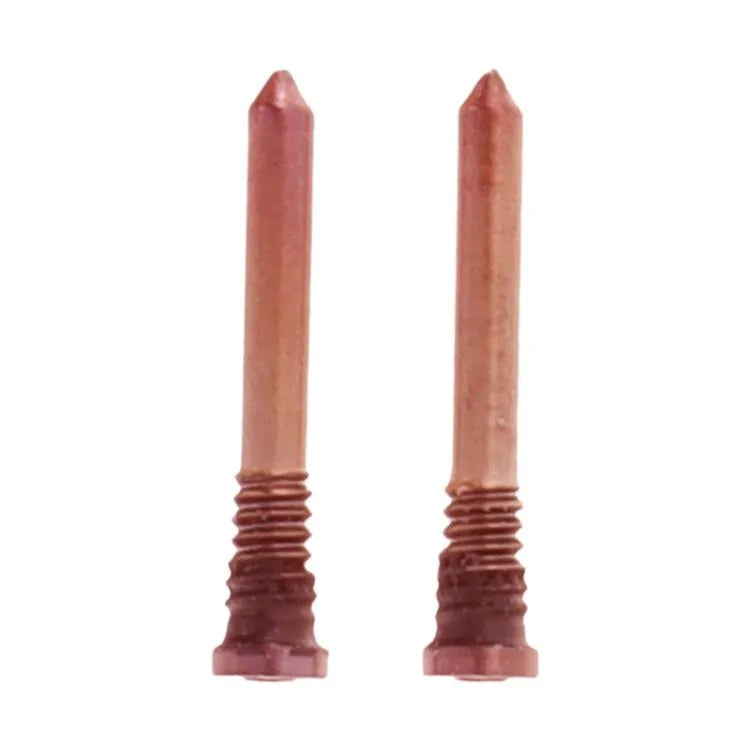 Oplaadpoortschroeven 100 stuks voor iPhone 17 Pro / 17 Pro Max (oranje)
