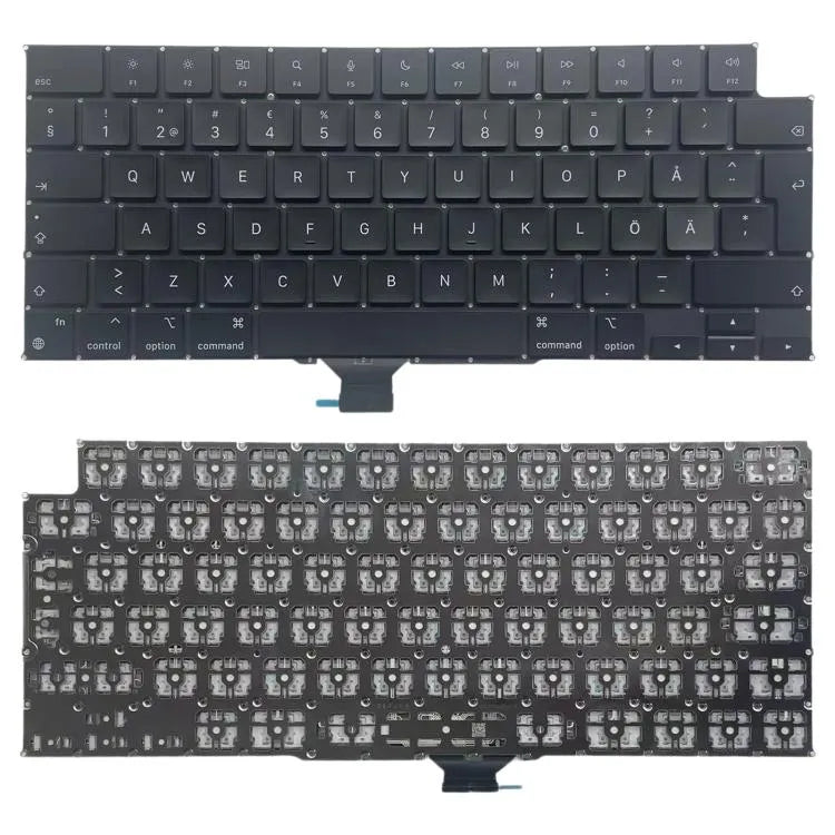 Toetsenbord voor MacBook Pro 16.2 inch A3403 (Zweedse layout, big enter)