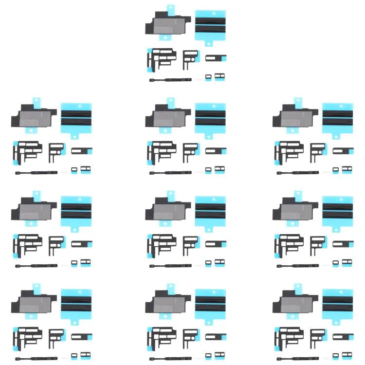 Moederbord koellichaam sticker + FPC schuimpads voor iPhone 16 Pro Max (10 sets)