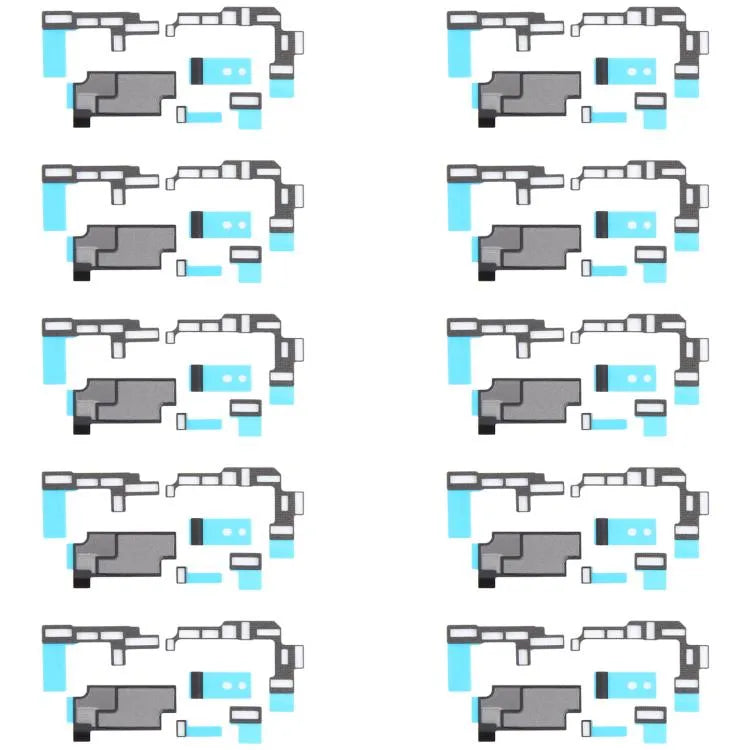 Moederbord koellichaam sticker + FPC schuimpads voor iPhone 16 Plus (10 sets)