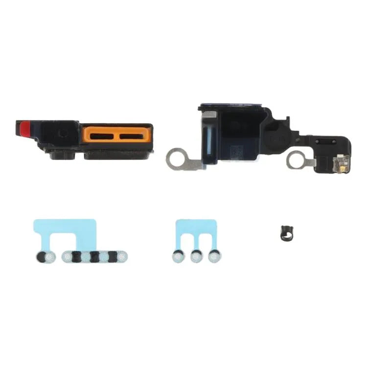 5-in-1 luidspreker stofdicht gaasset voor iPhone 16 Pro (wit)