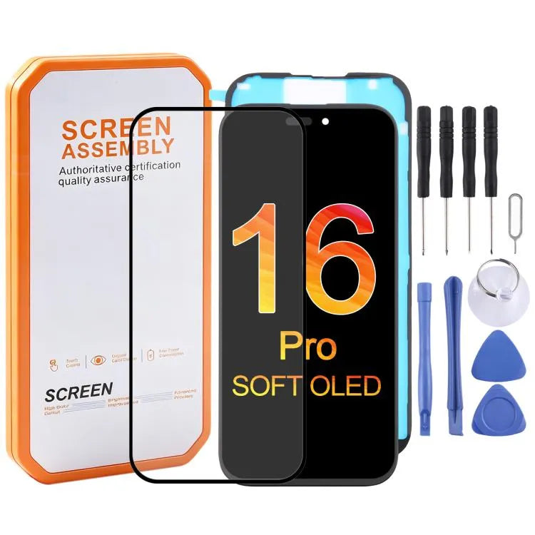 HXL Soft OLED-scherm voor iPhone 16 Pro