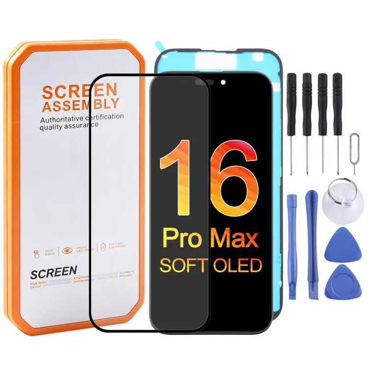 HXL Soft OLED-scherm voor iPhone 16 Pro Max