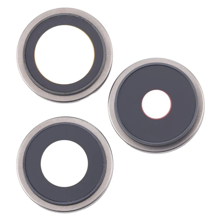 Cameralenskap 3-stuks set voor iPhone 16 Pro (zilver)