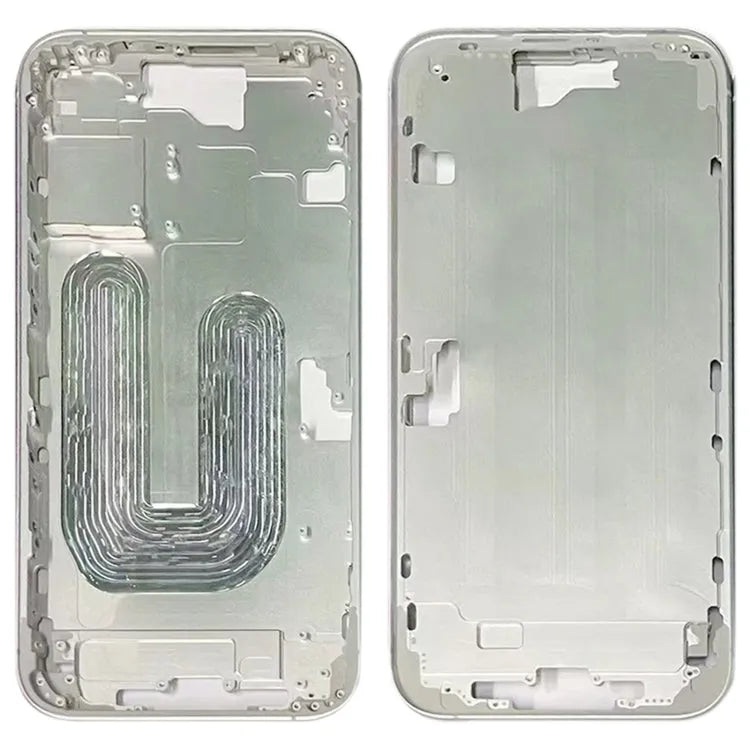 Middenframe bezelplaat voor iPhone 16 (zilver)
