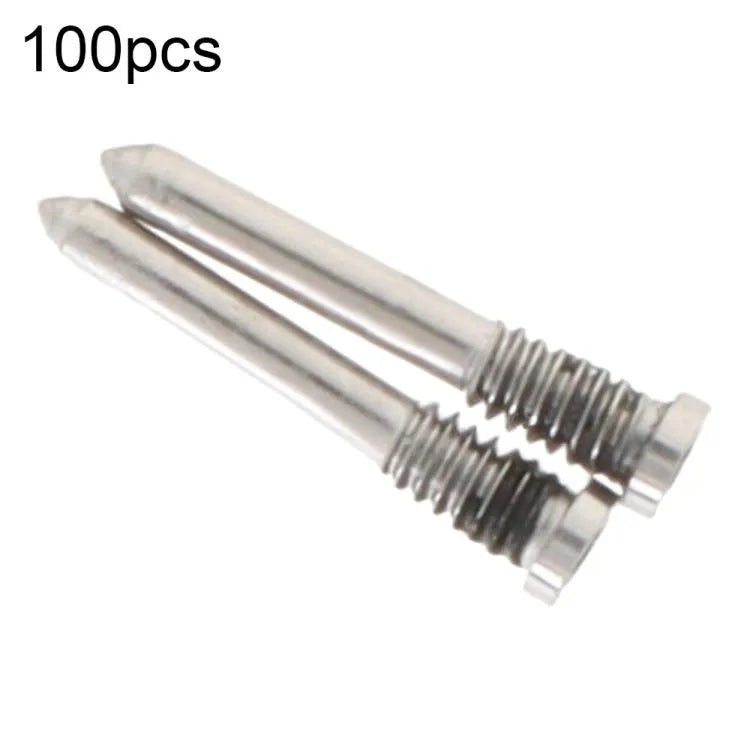 100 stuks oplaadpoortschroeven voor iPhone 16e (zilver)
