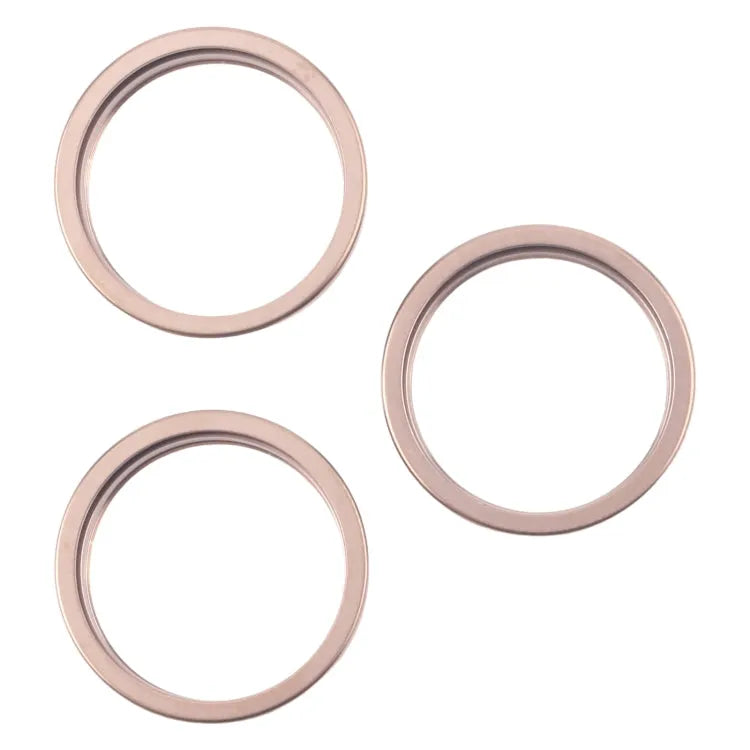 Achtercamera lens beschermring 3 stuks voor iPhone 16 Pro (goud)