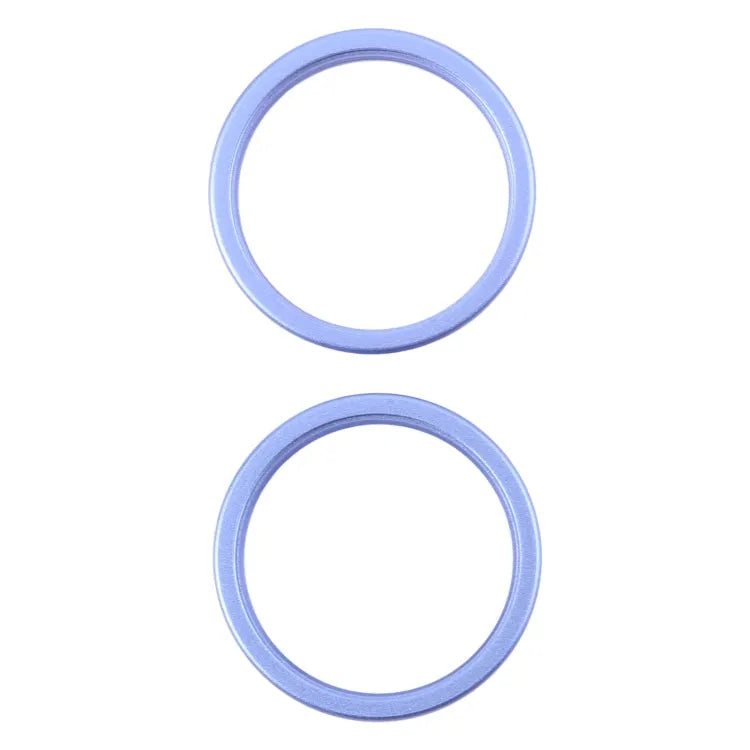 Achtercamera glaslens beschermring (2 stuks) voor iPhone 16 Plus (blauw)
