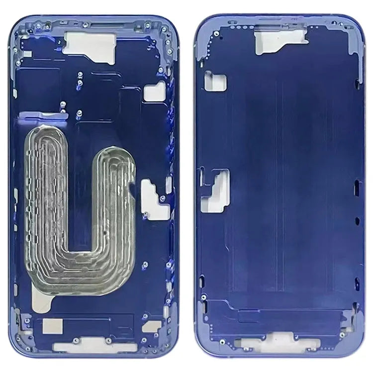 Middenframe bezelplaat voor iPhone 16 Plus (blauw)