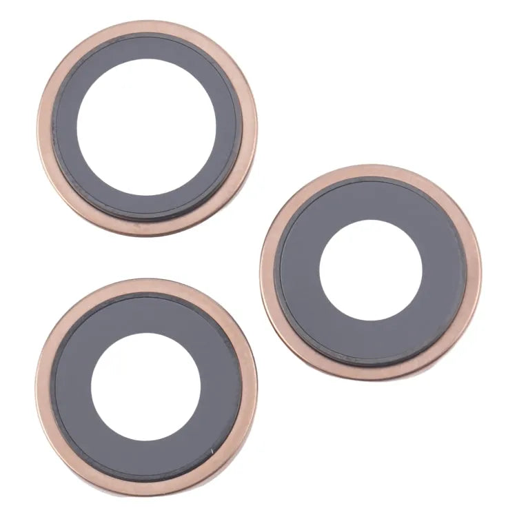 Cameralenskap-set 3 stuks voor iPhone 16 Pro Max (goud)