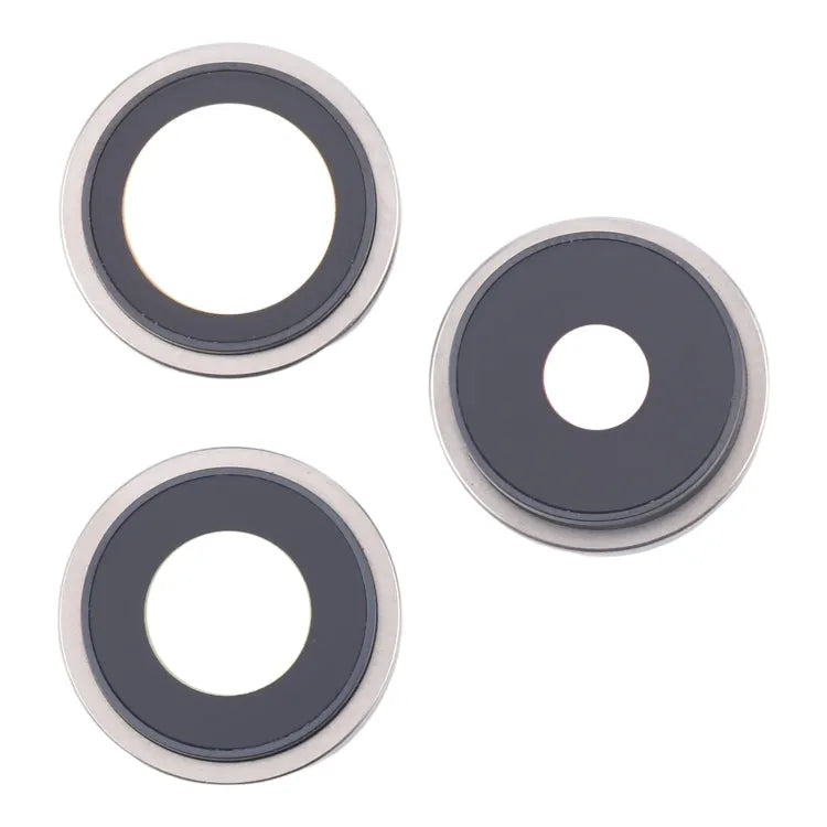 Cameralenskap-set 3 stuks voor iPhone 16 Pro (wit)