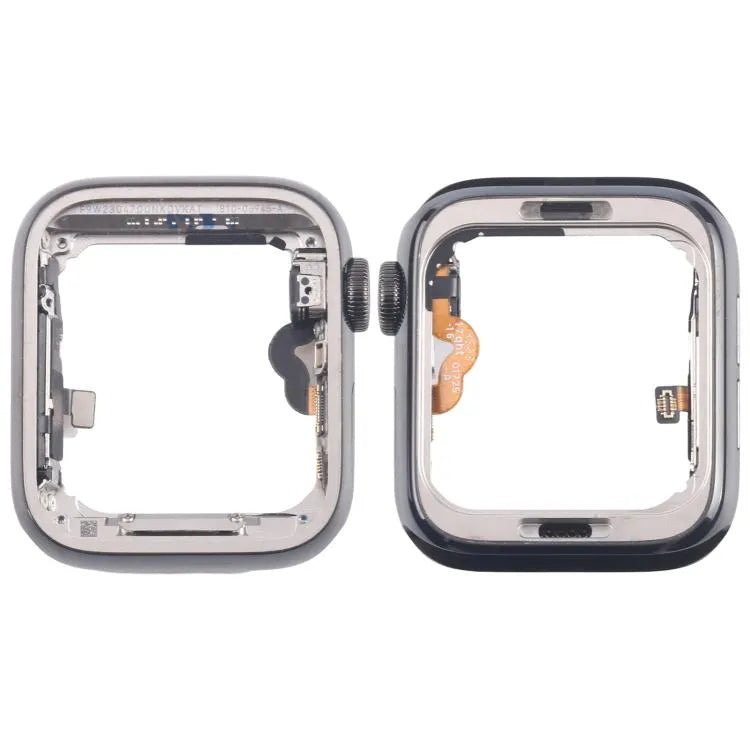 Apple Watch Series 5 44 mm LTE grafietstalen middenframe-bezelplaat met Crown Spin Axis flexkabel