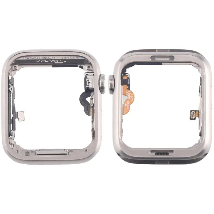 Apple Watch Series 5 40 mm LTE roestvrijstalen middenframe-bezelplaat met Crown Spin Axis flexkabel (zilver)
