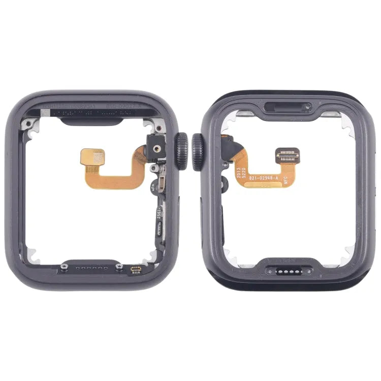 Apple Watch Series 6 40 mm LTE aluminiumlegering middenframe-bezelplaat met Crown Spin Axis flexkabel (grijs)