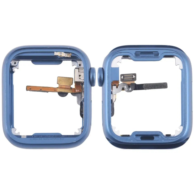 Apple Watch Series 7 45 mm LTE aluminiumlegering middenframe-bezelplaat met Crown Spin Axis flexkabel (blauw)