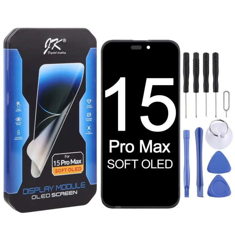 JK Soft OLED LCD-scherm voor iPhone 15 Pro Max (2023)