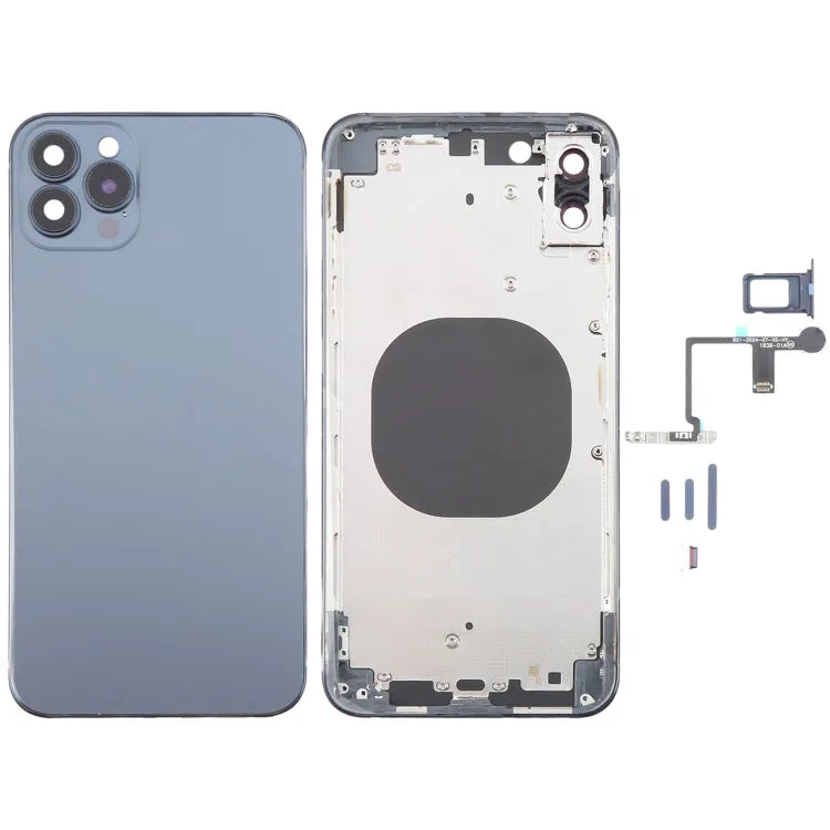 Achtercover met iPhone 15 Pro Max-uiterlijk voor iPhone XS Max (blauw)