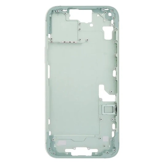 Middenframe-bezelplaat met zijtoetsen en kaarthouder (EU-versie) voor iPhone 15 Plus (groen)