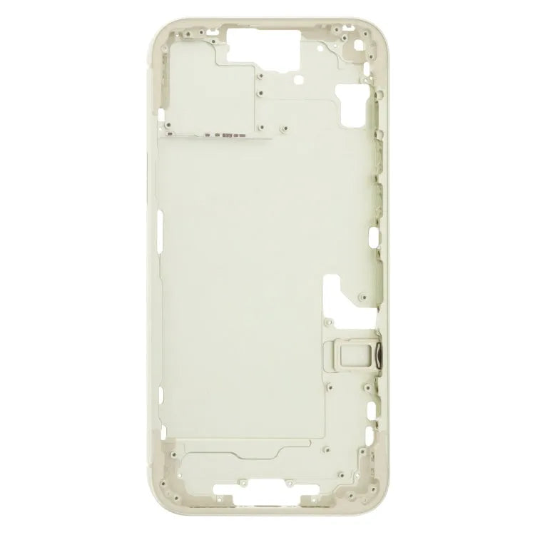 Middenframe bezelplaat met zijtoetsen en kaarthouder (CE EU versie) voor iPhone 15 Plus (geel)