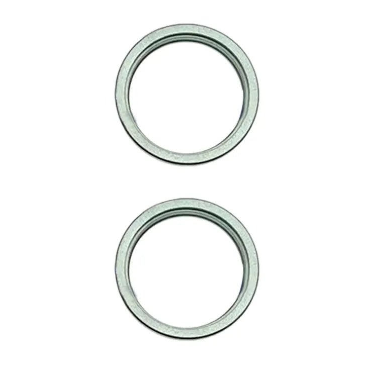 Achtercameralens met metalen beschermring iPhone 15 / 15 Plus, 2 stuks per set (groen)