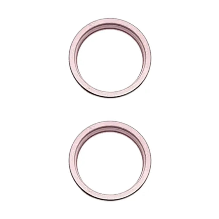 Achtercameralens met metalen beschermring iPhone 15 / 15 Plus, 2 stuks per set (roze)