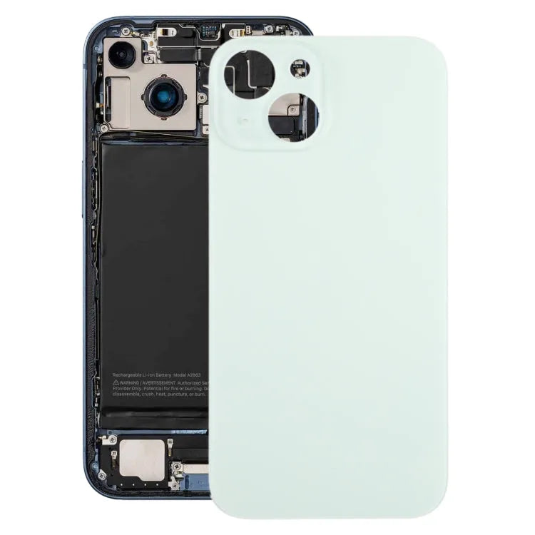 Glazen batterij-achtercover iPhone 15