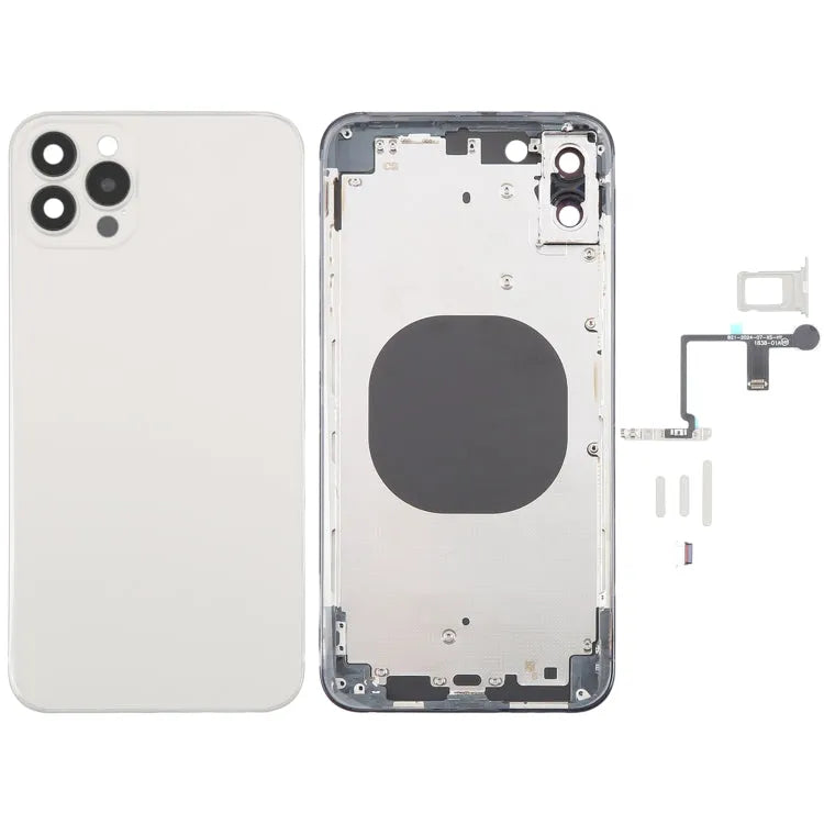 Achterkant met imitatie-uiterlijk van iPhone 15 Pro Max voor iPhone XS Max (wit)