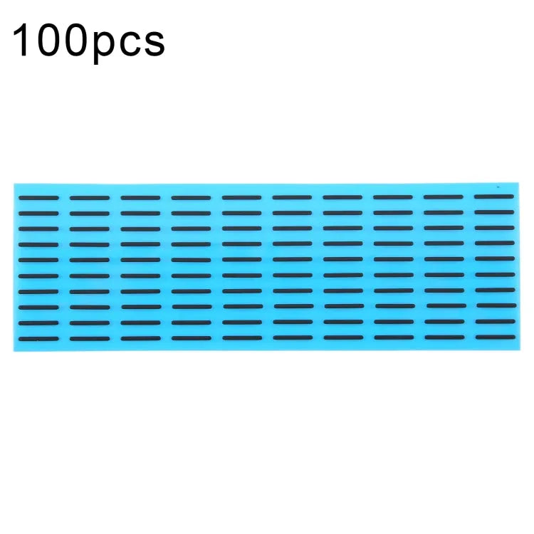 100 sets LCD onderkant zwarte zelfklevende sticker iPhone 15 Pro (02)