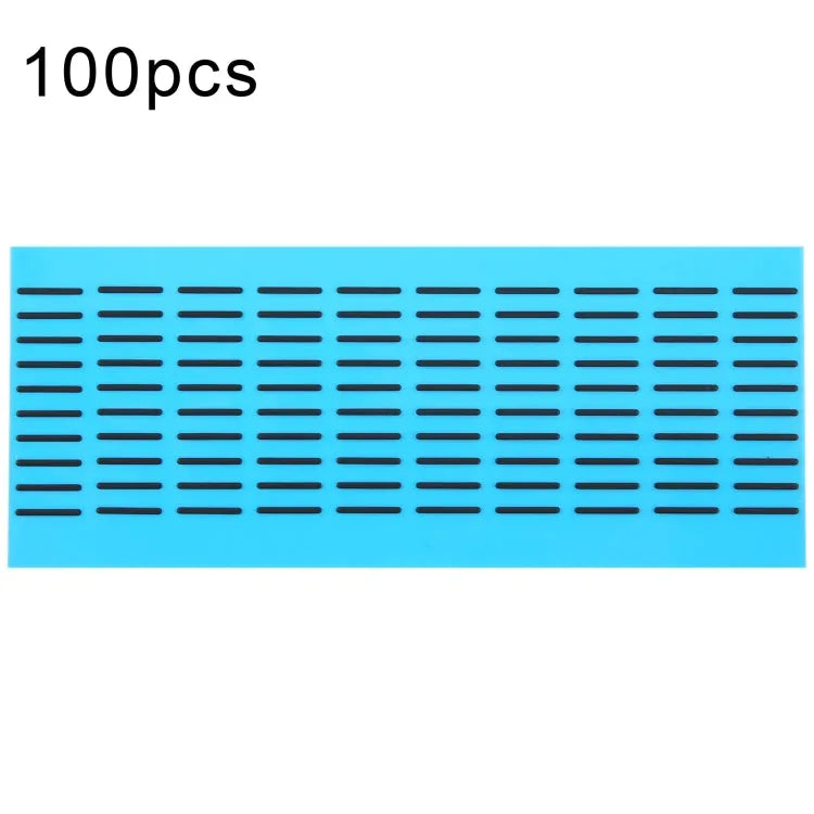 100 sets LCD onderkant zwarte zelfklevende sticker iPhone 15 Pro Max (02)