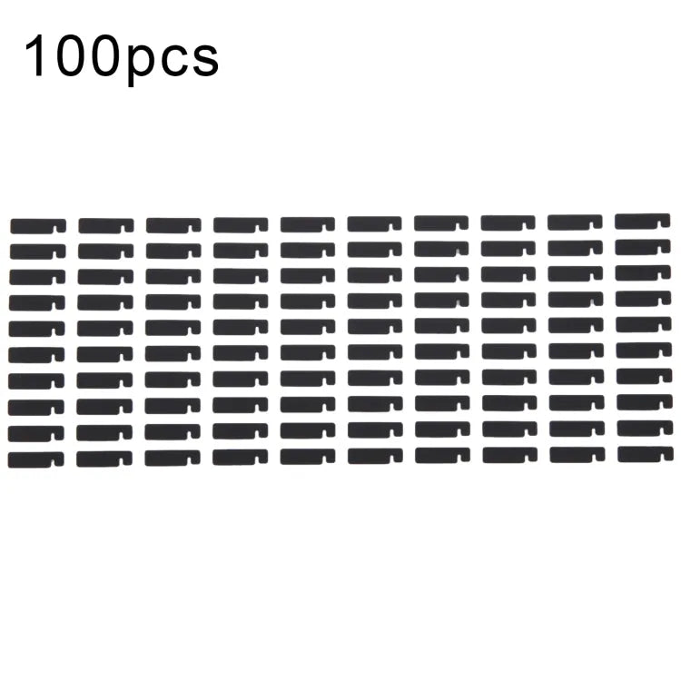 100 sets LCD zijkant zwarte zelfklevende sticker iPhone 15 Pro Max (03)