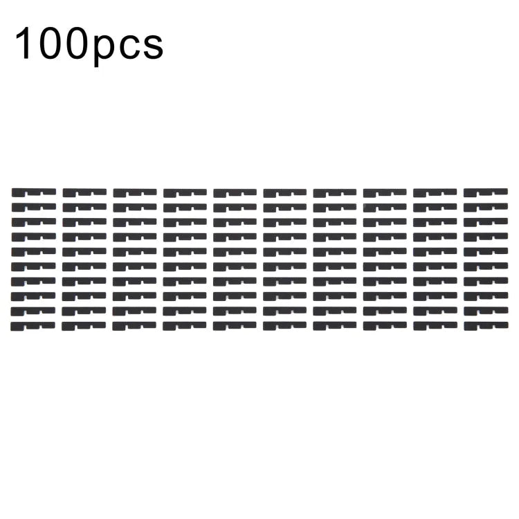 100 sets LCD zijkant zwarte zelfklevende sticker iPhone 15 Pro (03)