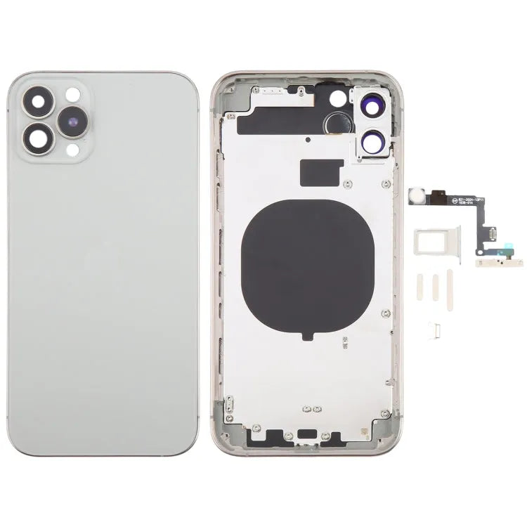 Achterkant met imitatie-uiterlijk van iPhone 15 Pro voor iPhone 11 (titanium)