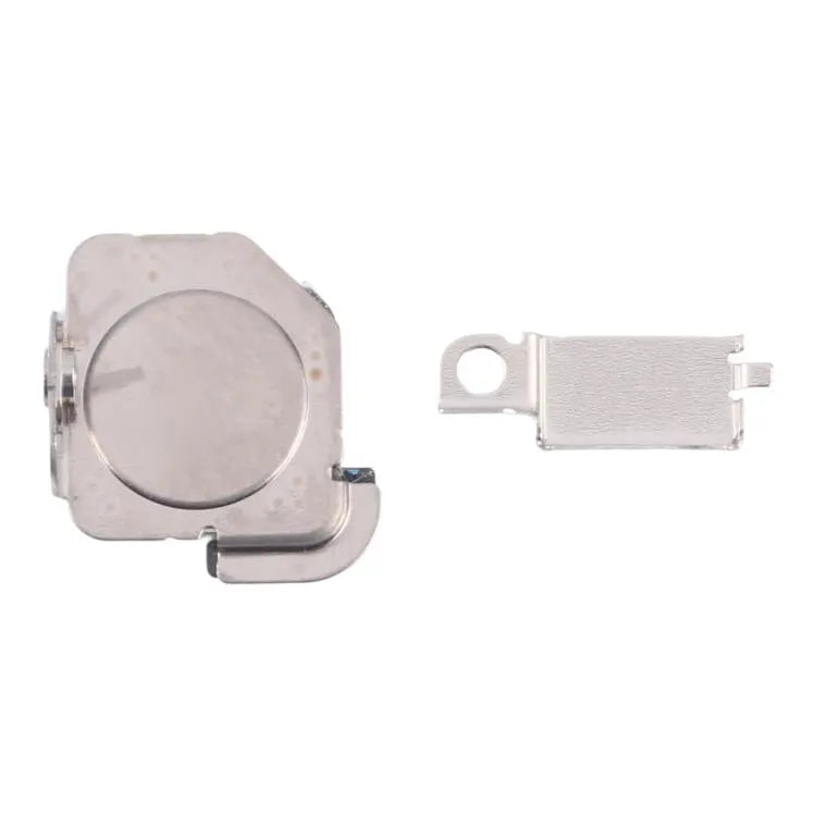 Set ijzeren plaathoes voor zaklamp en microfoon voor iPhone 15 Pro (achterzijde)